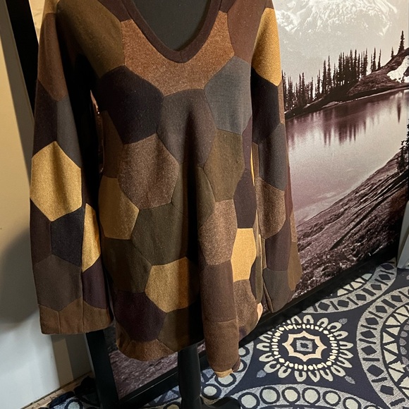 COPY - Octagon shaped shades of BROWN - Picture 6 of 7